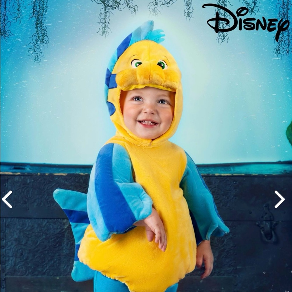 Disney The Little Mermaid Infant Flounder Costume